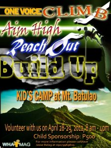 Aim High, Reach Out, Build Up - Kid's Camp