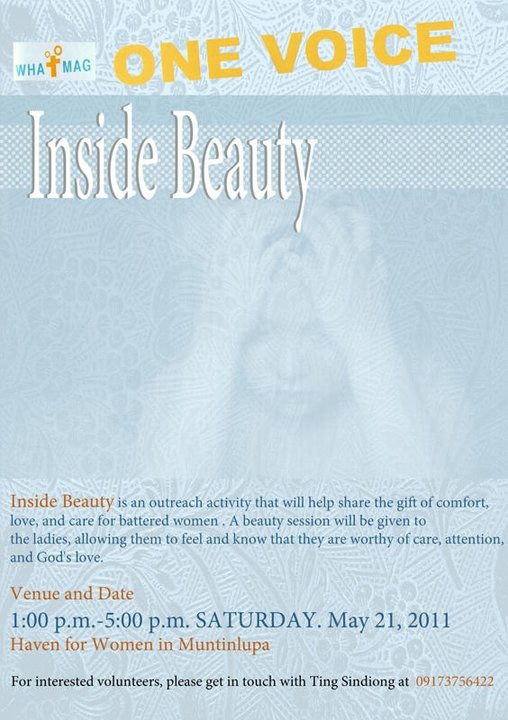 Inside Beauty – Outreach for the Battered Women